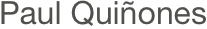 Paul Quiñones